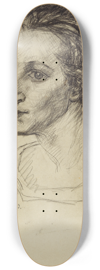 Anny Dollschein - Damenbildnis 8.25 inch art skate deck