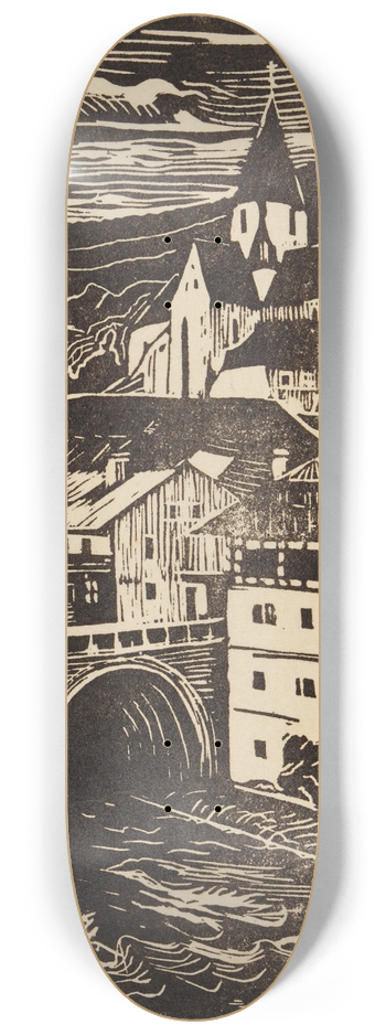 Anny Dollschein - Stadt 8.25 inch art skate deck
