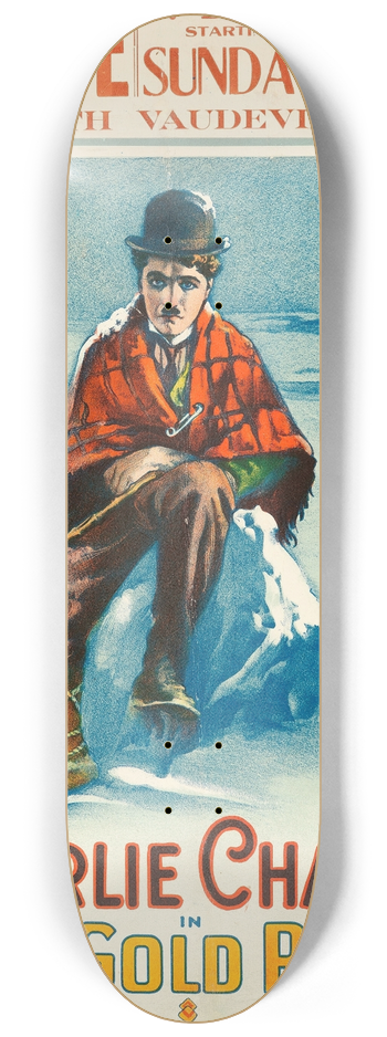 Anonymous - The Gold Rush 8.25 inch art skate deck