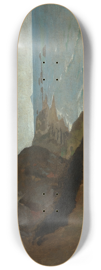Anselm Feuerbach - Kste bei Porto dAnzio 8.25 inch art skate deck