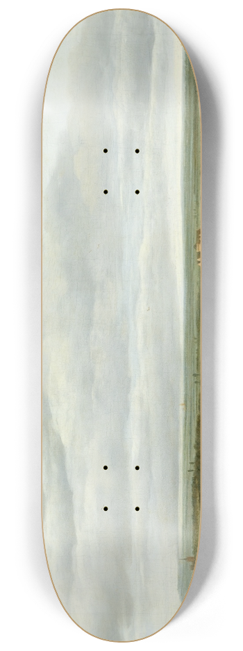 Anthonie van Borssom - Panoramic Landscape near Rhenen with the Huis ter Lede 8.25 inch art skate deck
