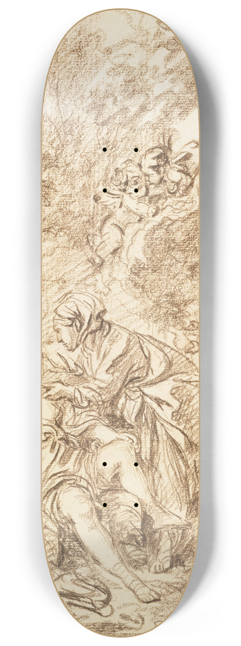 Franois Boucher - Vertumnus and Pomona 8.25 inch art skate deck
