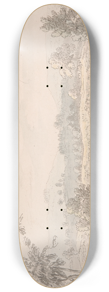 Anthony Devis - Landscape with Shepherd and Sheep 8.25 inch art skate deck