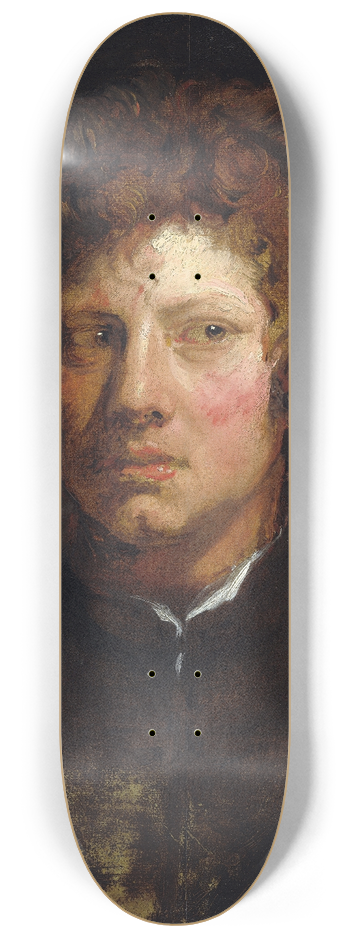 Anthony van Dyck - Head of a Young Man 8.25 inch art skate deck