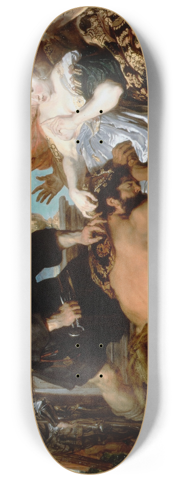 Anthony van Dyck - Samson And Delilah 8.25 inch art skate deck