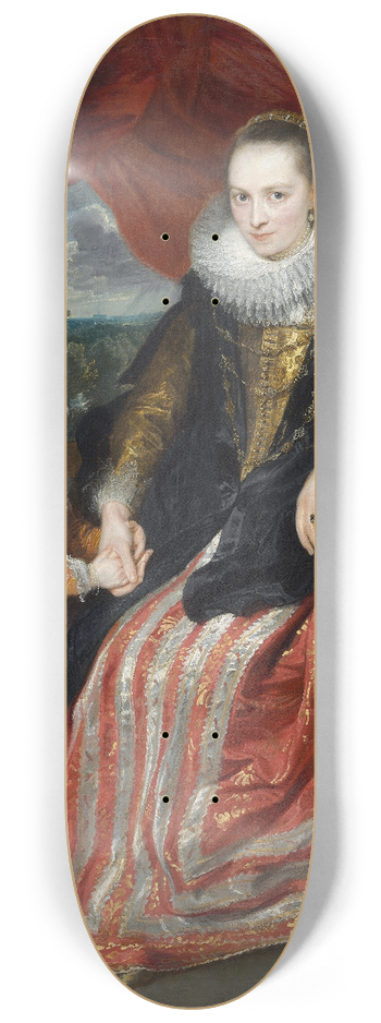 Anthony van Dyck - Susanna Fourment and Her Daughter 8.25 inch art skate deck