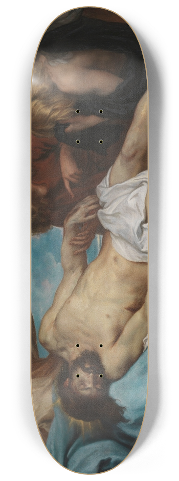 Anthony van Dyck - The Lamentation over the Dead Christ 8.25 inch art skate deck