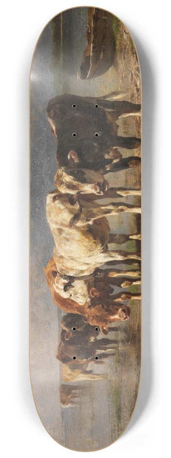 Anton Braith - Khe am Seeufer 8.25 inch art skate deck