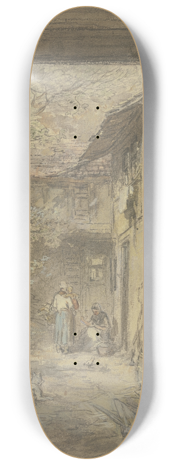 Anton Burger - Farm yard 8.25 inch art skate deck