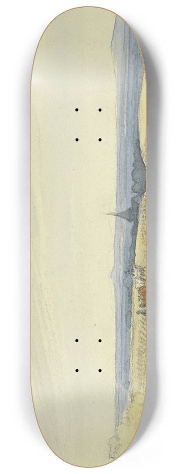 Anton Burger - Flat landscape 8.25 inch art skate deck