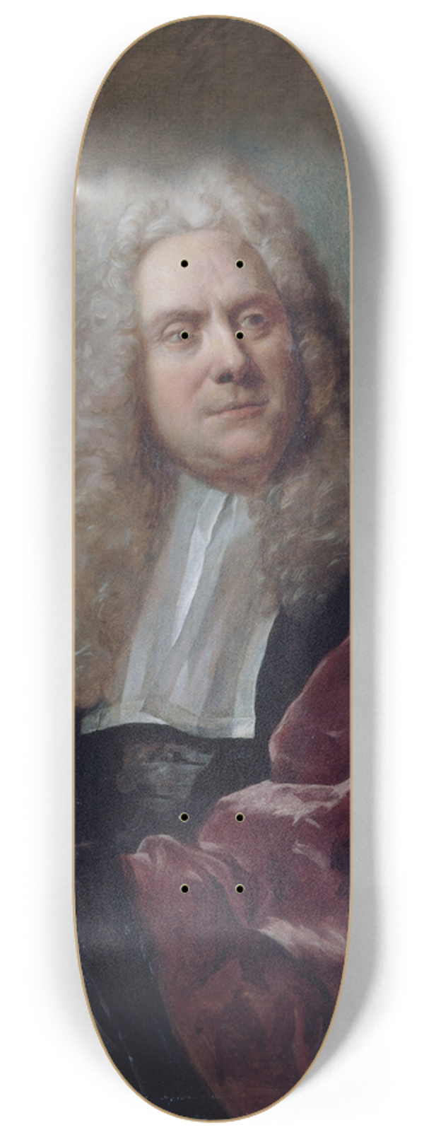 Franois de Troy - Portrait dun chevin 8.25 inch art skate deck