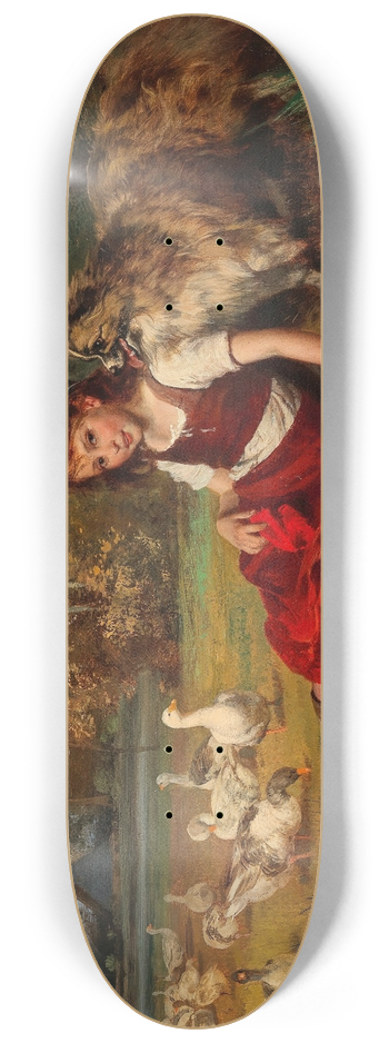Anton Dieffenbach - Gnsemagd bei der Rast 8.25 inch art skate deck