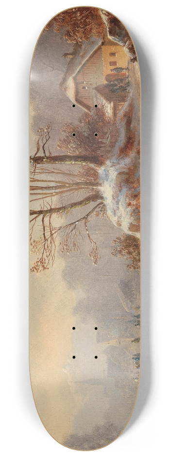 Anton Doll - Scene near Uffing on the Staffelsee 8.25 inch art skate deck