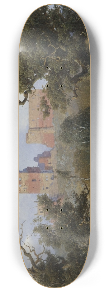 Anton Eduard Kieldrup - Hammershus 8.25 inch art skate deck