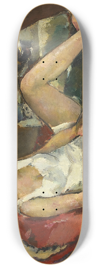 Anton Faistauer - Junge Frau Auf Rotem Sofa 8.25 inch art skate deck