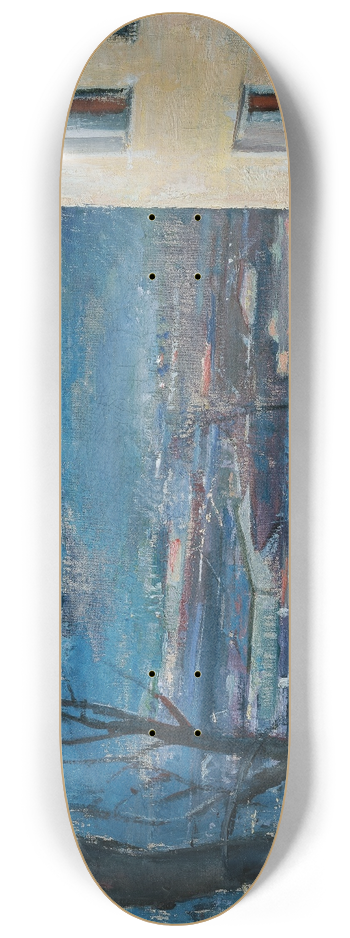 Anton Faistauer - Salzburger Abendlandschaft 8.25 inch art skate deck