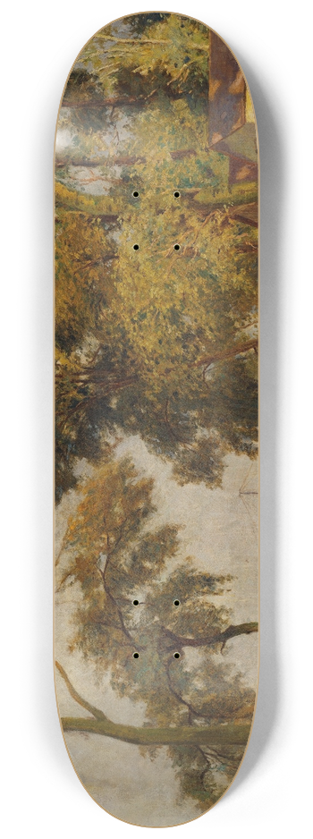 Anton Hans Karlinsky - Sonntag in der Lobau 8.25 inch art skate deck