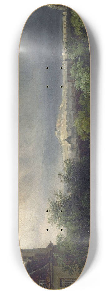 Franois-Edme Ricois - Vue de Paris, prise de Montparnasse 8.25 inch art skate deck