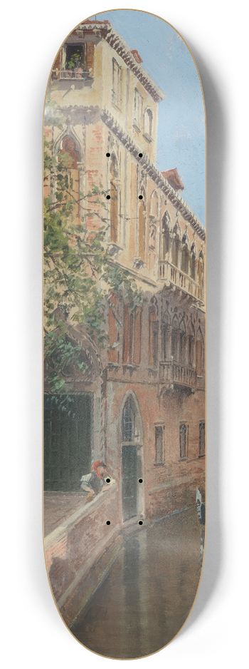 Antonietta Brandeis - A Venetian palace 8.25 inch art skate deck