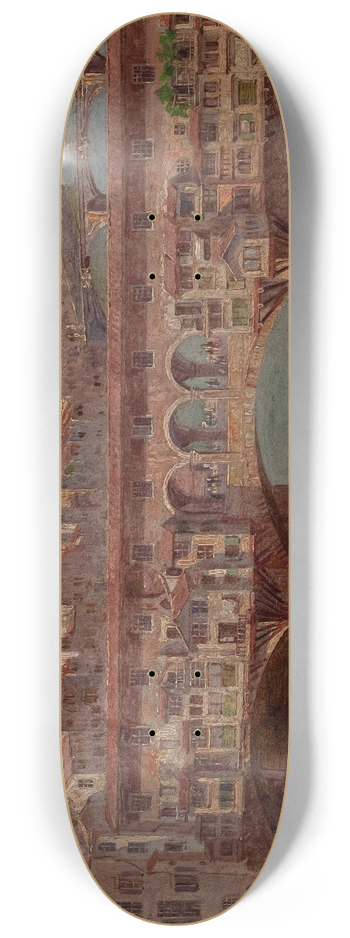 Antonietta Brandeis - Ponte Vecchio, Florence 8.25 inch art skate deck