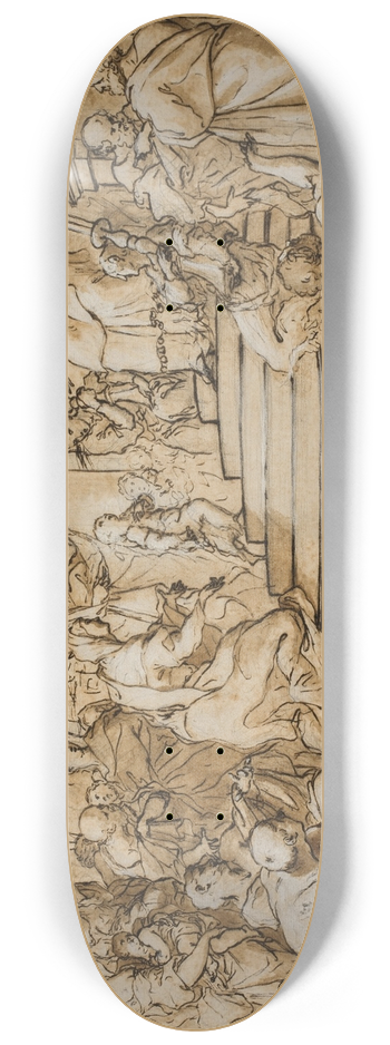 Antonio Balestra - Prsentationen af Jomfru Maria i templet 8.25 inch art skate deck