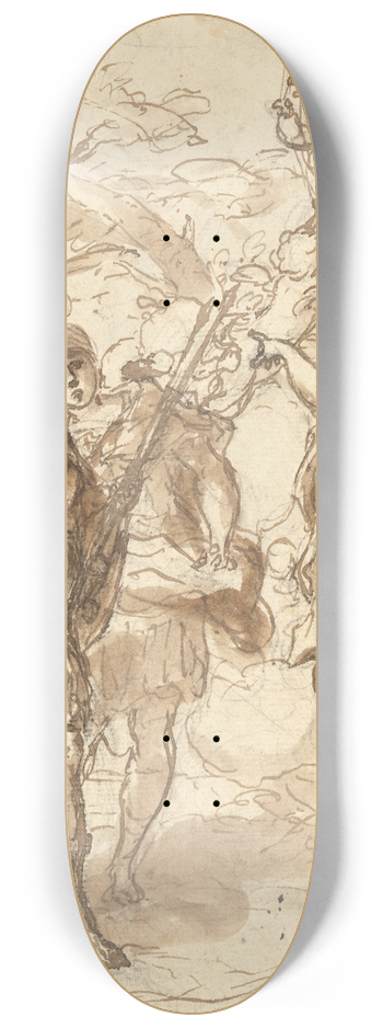 Antonio Balestra - Venus as a Huntress Appearing to Aeneas and Achates 8.25 inch art skate deck