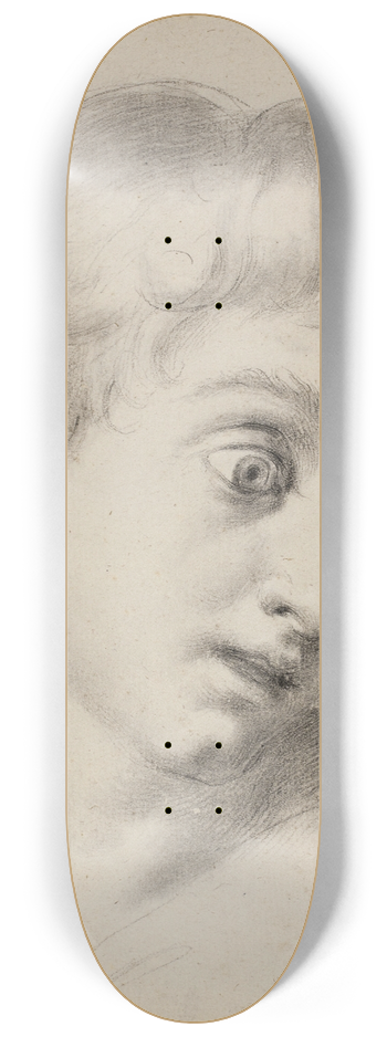 Antonio Cavallucci - Head of a boy 8.25 inch art skate deck
