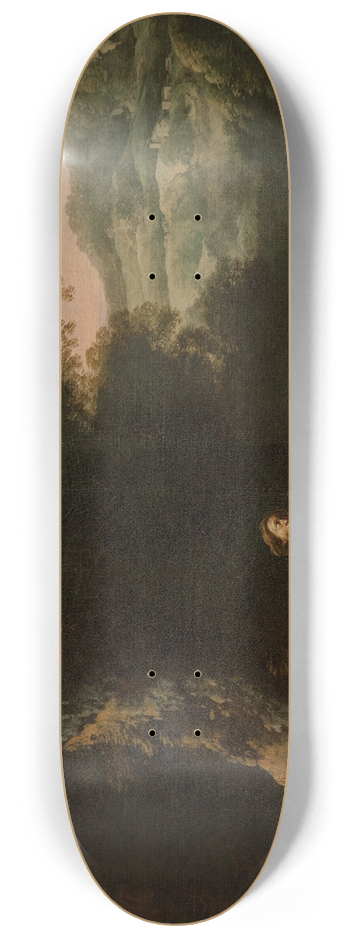 Antonio De Bellis - St. John the Baptist in the wilderness 8.25 inch art skate deck