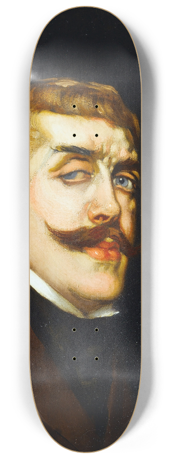 Antonio de La Gandara - Portrait de Jean Lorrain (1855-1906), crivain 8.25 inch art skate deck