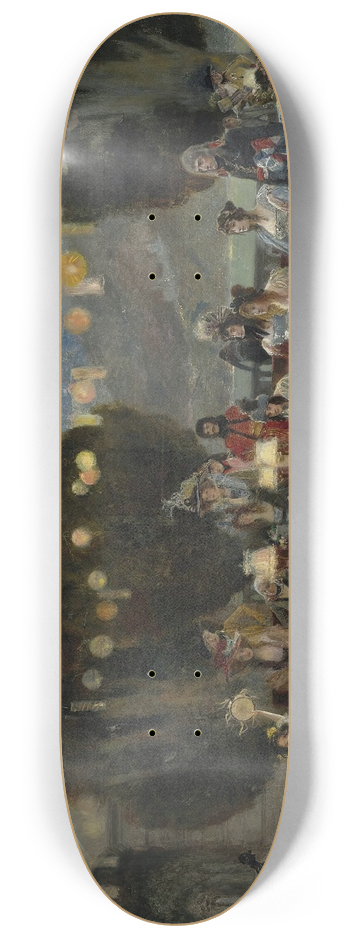 Franois Flameng - An Evenings Entertainment For Josephine 8.25 inch art skate deck