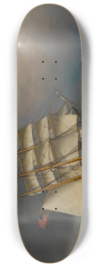 Antonio Jacobsen - The Barque Vigilant 8.25 inch art skate deck