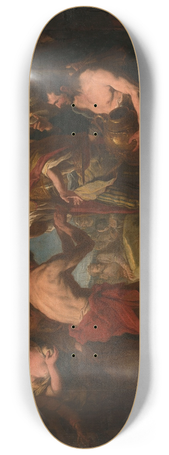 Antonio Molinari - A historical scene 8.25 inch art skate deck