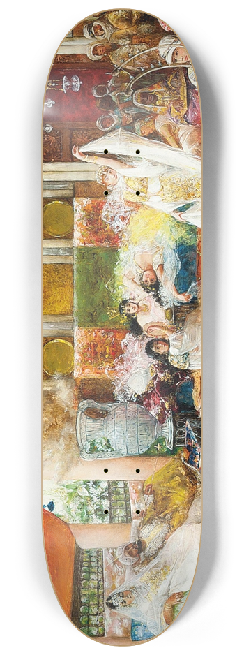 Antonio Rivas - The harem dancer 8.25 inch art skate deck