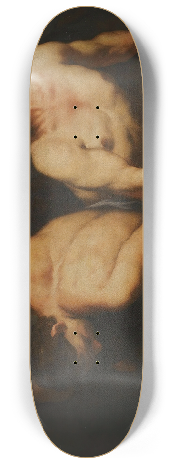Antonio Zanchi - Hercules And Cacus 8.25 inch art skate deck