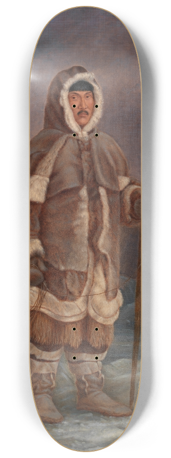 Antonio Zeno Shindler - Eskimo Man 8.25 inch art skate deck