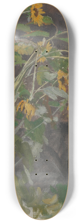 Anton Nowak - Sonnenblumen 8.25 inch art skate deck
