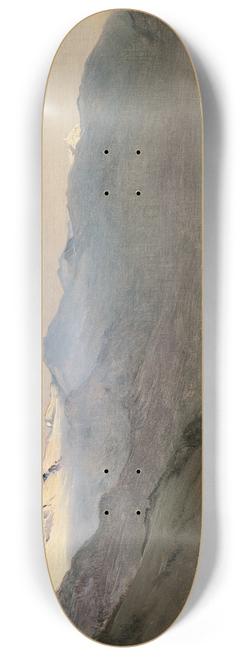 Anton Romako - Das Gasteinertal im Nebel 8.25 inch art skate deck