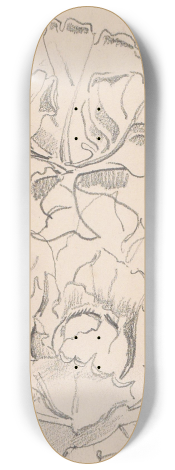 Antoon Derkinderen - Bloemen 8.25 inch art skate deck