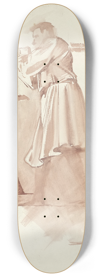 Antoon Derkinderen - Drie studies van een staande man, naar links 8.25 inch art skate deck