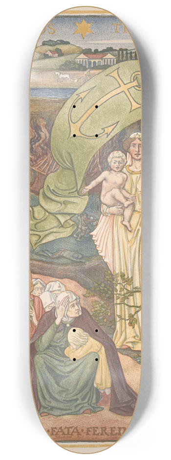 Antoon Derkinderen - Transvaalse prent 2 8.25 inch art skate deck
