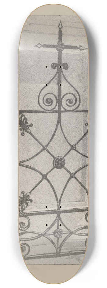 Arelia Arbo - Iron Gate and Fence 8.25 inch art skate deck