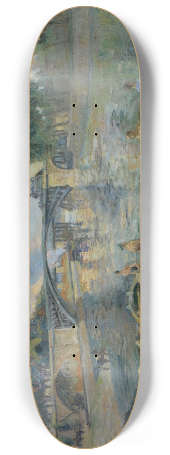Armand Guillaumin - Le Pont De Sully, Paris 8.25 inch art skate deck