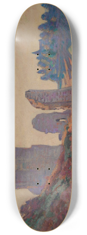 Armand Guillaumin - Les Ruines Du Chteau De Crozant 8.25 inch art skate deck