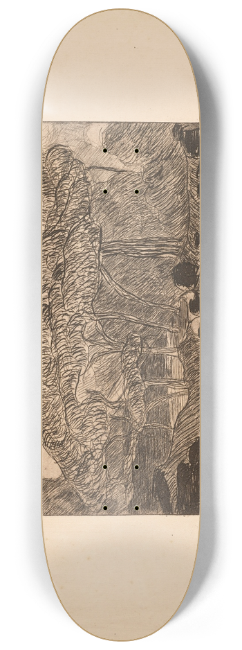 Armand Seguin - Lorage (The Billowing Trees) 8.25 inch art skate deck
