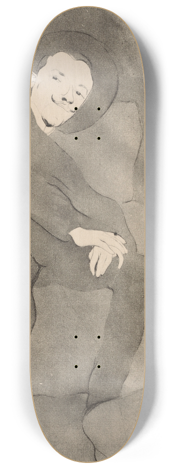 Armand Seguin - Portrait de Maurice Froment 8.25 inch art skate deck