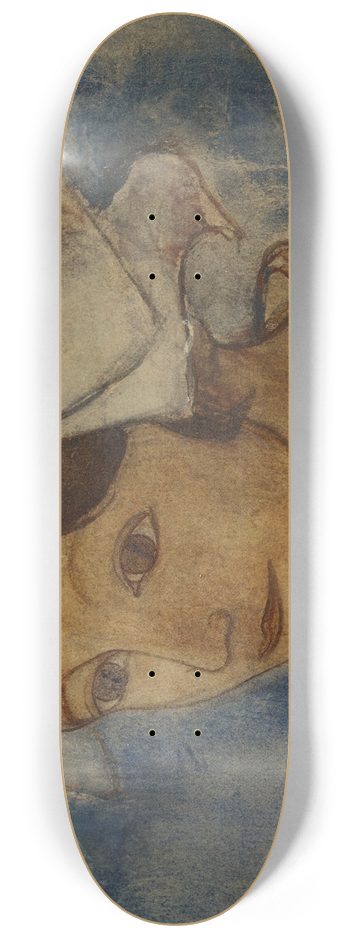 Armand Seguin - Tte de jeune bretonne 8.25 inch art skate deck
