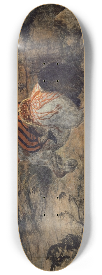 Arnold Bcklin - Astolf Riding Away with the Head of Orill 8.25 inch art skate deck