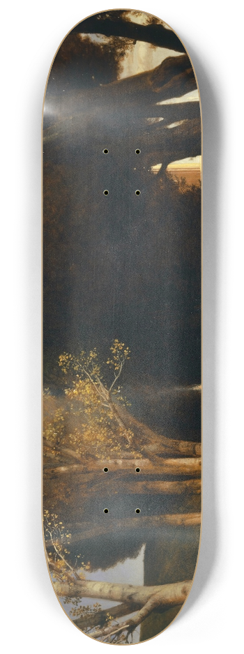 Arnold Bcklin - The Sacred Grove 8.25 inch art skate deck