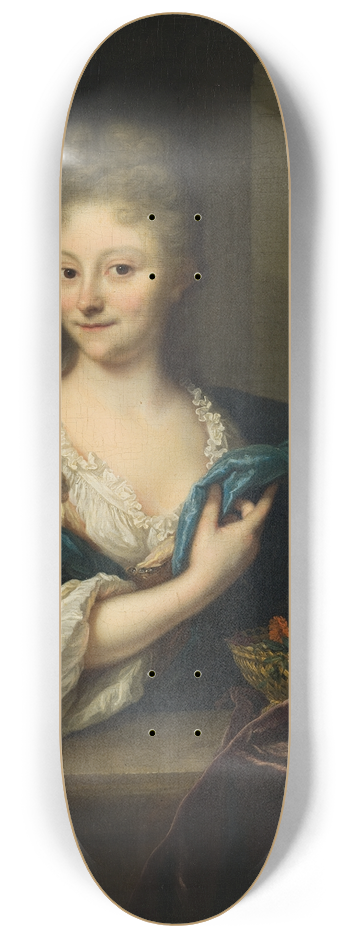 Arnold Boonen - Catharina Backer (1689-1766) 8.25 inch art skate deck