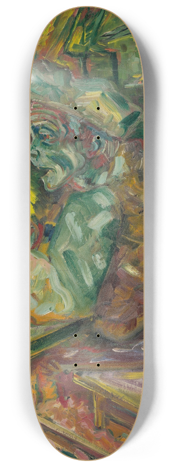 Arnold Peter Weisz-Kubnan - At the Table 8.25 inch art skate deck